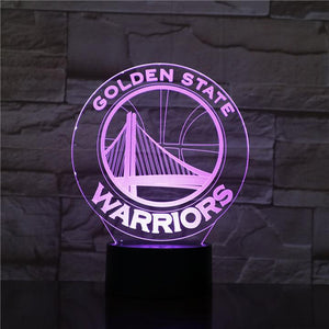 LED Lamp "Golden State Warriors Logo"